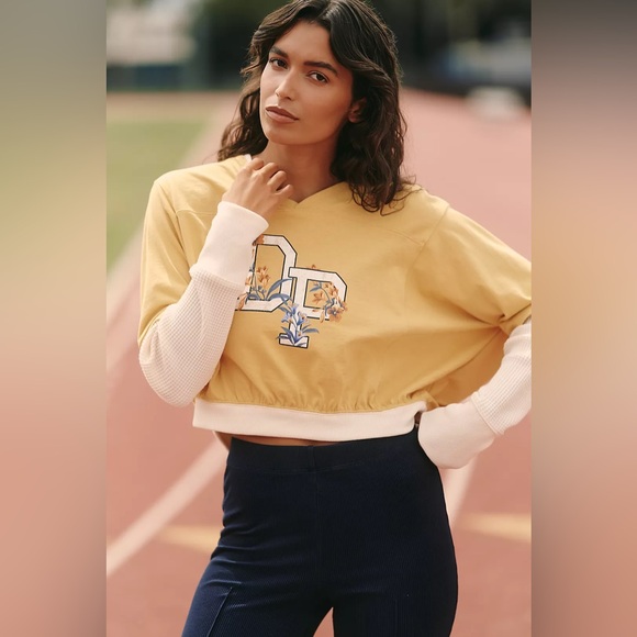 Anthropologie Tops - Daily Practice Coin Toss Crop Top